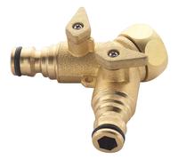 Spear & Jackson 3/4-inch 2-Way Brass Tap Connector