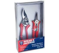 Spear and Jackson Bypass Secateurs and Mini Snips Set