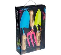 Spear and Jackson Colours 3 Piece Carbon Steel Garden Tool Set