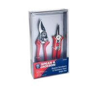 Spear and Jackson CUTTINGSET6 Bypass Secateurs and Precision Garden Snips Set