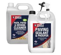 Spear and Jackson - Path Patio and Decking Cleaner 5L Concentrate - Paving sealant and Proofer 5L - 1 x Long Hose Trigger
