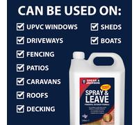 Spear and Jackson Spray and Leave Concentrate 2 x 5 Litres Kills Mou