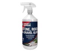Spear and Jackson Stone, Rock and Gravel Bonding Glue, 1 Litre, Water-Based Non-Toxic Formula, Ready to Use, for Paths, Patios and Decorative Areas