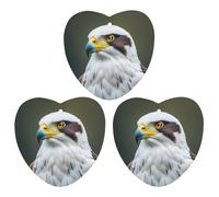 Spear Falcon, White Eagle Car Air Freshener, 3 Pcs Love form Hanging Air Freshener Cards, Long Lasting Fragrance Scented Cards for Car, Home, Office Black-style