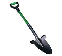 Spear Head Spade - Reinforced Fiberglass Gardening Shovel with Cushioned D Grip - Award Winning Shovel - Model SHFD3 Lime