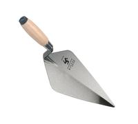 Spear & Jackson 10111N Tyzack Wood Handle Broad Heel Capped Brick Trowel 11"
