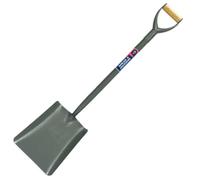 Spear & Jackson 2002AR Square Mouth No.2 Tubular Steel Shovel, Grey
