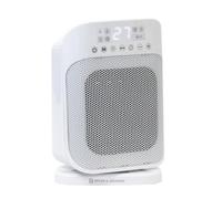 Spear & Jackson 38885 Digital PTC Fan Heater with LED Display/Cooling and Eco Mode/Oscillating and Timer Function / 29 x 19 x 14cm / 1500W