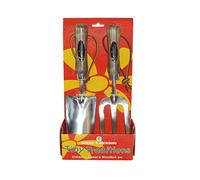 Spear & Jackson 4035SET Traditional Stainless Steel Children's Trowel and Weed Fork Set