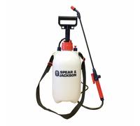 Spear & Jackson Pressure Sprayer with Pressure Release Valve, 5 Litre, Multi