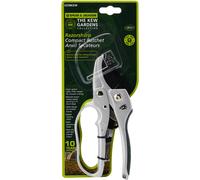 Spear & Jackson 6258KEW Kew Gardens Collection Compact Ratchet Anvil Secateurs, Silver