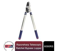 Spear and Jackson Razorsharp Advantage Telescopic Ratchet Bypass Loppers 720mm