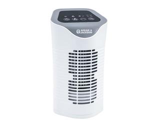 Spear & Jackson Air Purifier for Bedroom with HEPA & Carbon Filters, Air Cleaner for Allergies, Pollen, Pets, Dust, Smokers; Better Sleep, Cleaner Air, Quiet Operation, Ioniser & Timer Function