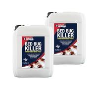 Spear & Jackson Bed Bug Killer, 2 x 5 Litres, Long-Lasting, Odourless, insecticide against Flying and Crawling insects