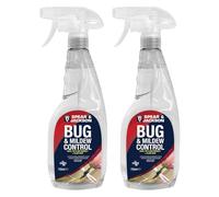 Spear & Jackson Bug & Mildew Control 2 x 750 ml - Child, Pet, Bee Friendly Ready To Use Pesticide Free