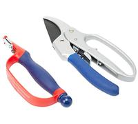 Spear & Jackson CUTTINGSET1 Ratchet Anvil Secateurs and Blade Sharpener Set
