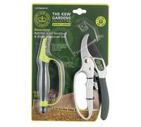 Spear & Jackson CUTTINGSET1K Kew Gardens Collection Ratchet Secateurs & Sharpener Set, Blue
