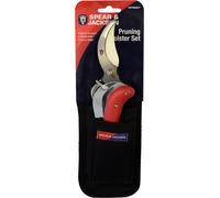 Spear & Jackson CUTTINGSET7 Heavy Duty Secateurs & Pruning Set in Holster