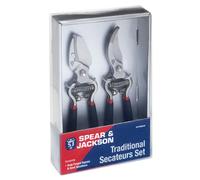 Spear & Jackson CUTTINGSET8 Traditional Bypass and Anvil Secateurs Set