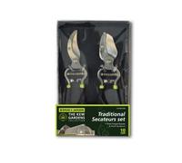 Spear & Jackson Cuttingset8K Kew Gardens Collection Razorsharp Traditional Secateurs Set (Bypass & Anvil)