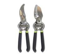 Spear & Jackson CUTTINGSET8K Kew Gardens Collection Vintage Bypass & Anvil Secateur Set