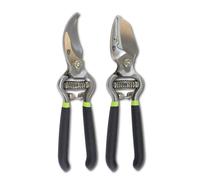 Spear & Jackson CUTTINGSET8K Kew Gardens Collection Vintage Bypass & Anvil Secateur Set