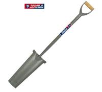Spear & Jackson Drainage Spade Newcastle Trench 28" Garden Steel Shovel 2153AE