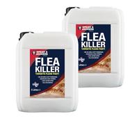 Spear & Jackson Flea Killer, 2 x 5 Litres, Multi-Insect Control for Hard and Soft Furnishings