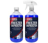 Spear & Jackson Freezer Defroster, 2 x 500ml Bottles, Ready to Use Ice Build-Up Remover for Restoring Freezer Efficiency