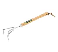 Spear & Jackson Kew Gardens 3100KEW Stainless Steel 3-Prong Cultivator with Handle, Blue, 12-Inch