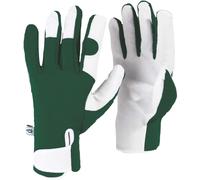Spear & Jackson Kew Gardens Collection Leather Palm Gloves, Green, Small