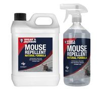 Spear & Jackson Mouse Repellent 500 ml Spray and 2.5L Refill, Peppermint Scent, Natural Ingredients
