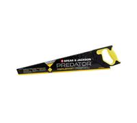 Spear & Jackson Predator Triplefast 560mm Clean Soft Grip Yellow Wood Saw, 10 Tpi 450G