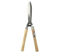 Spear & Jackson Razorsharp Wooden Handle Hedge Shears - FSC Lacquered Hardwood Handles (240mm) - General Purpose Shears for Topiary, Trimming & Shaping - Carbon Steel Chrome Plated