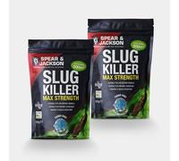 Spear & Jackson Slug Killer Lentils, 2 x 300g, High-Strength Formula, 500m² Coverage, Turbo Disc Bait Technology