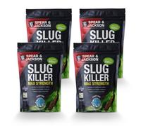 Spear & Jackson Slug Killer Lentils, 4 x 300g, High-Strength Formula, 500m² Coverage, Turbo Disc Bait Technology