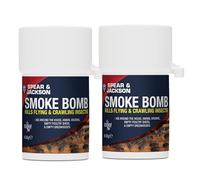 Spear & Jackson Smoke Bomb Fogger, 2 x 4.55g, For Effective Control Of All Flying and Crawling Insects