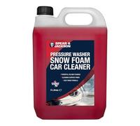 Spear & Jackson Snow Foam Car Cleaner, 5 Litres, High-Foaming Pressure Washer Concentrate, Cherry