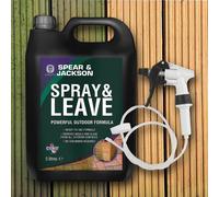 Spear & Jackson Spray & Leave Outdoor Cleaner, 5L, Covers 33.3m² in Black Spear & Jackson Black