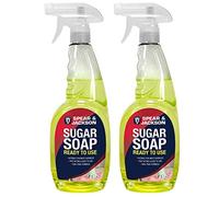 Spear & Jackson Sugar Soap 2 x 750ml, Ready to Use Spray - Cleaning Walls, Grease, Grime, Dirt and Stain Remover