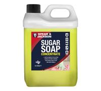 Spear & Jackson Sugar Soap Concentrate, 2.5 Litre, Walls, Grease, Grime, Dirt and Stain Remover, Kitchen Degreaser, Versatile Cleaner