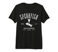 Spearfish South Dakota USA Distressed Style Design Souvenir Premium T-Shirt