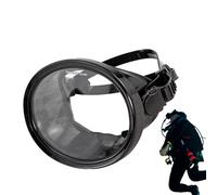 Spearfishing Dive , Tempered Glass Goggles, 6.69x4.72 Inches Anti-Fog Face Protective Gear, Diving for Swimming, Snorkeling, and Freediving