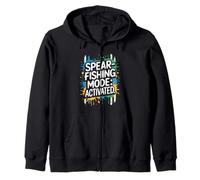 Spearfishing Mode Activated Freediver Zip Hoodie