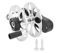 Speargun Reel Fishing Reel Spear Reel Durable Aluminum Alloy Tightening Knob Foldable Handle Speargun Accessory for Spearfishing Fishing Enthusiasts
