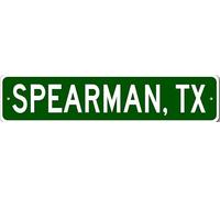 Spearman, Texas Metal Wall Decor City Limit Sign