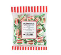 SPEARMINT CHEWS (MONMORE) 140g | Wrapped Spearmint Flavoured Chewy Sweets | Vegetarian & Gluten Free | Refreshing Mint Treat