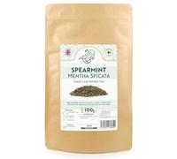 Spearmint Herbal Loose Leaf Tea - Pure Mint Leaves for Refreshing Tea (100g, Spearmint)