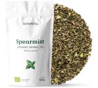 Spearmint Tea Organic 100g (50 Cups) | 100% Pure Spearmint Leaf | Morrocan Mint, Nana Mint, Mentha spicata REPLANTEA