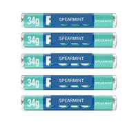 Spearmint Tubes 34g (Pack of 5 Rolls) Multipack Mint Sweets